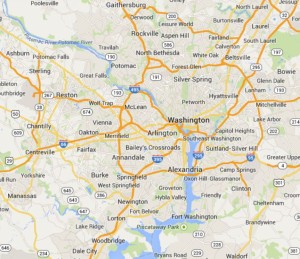 Map of DC Area